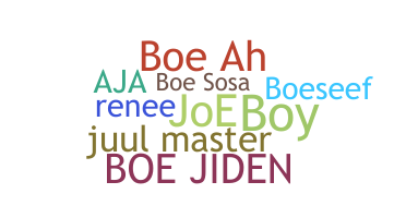 Nama panggilan - Boe