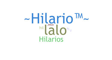 Nama panggilan - Hilario