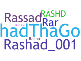 Nama panggilan - Rashad