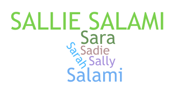 Nama panggilan - Sallie