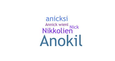 Nama panggilan - Annick
