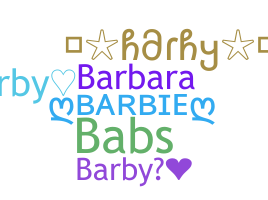 Nama panggilan - Barby