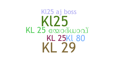 Nama panggilan - KL25