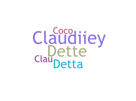 Nama panggilan - Claudette