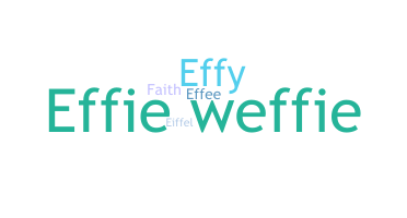 Nama panggilan - Effie