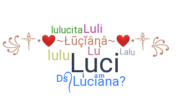 Nama panggilan - Luciana