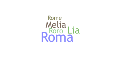 Nama panggilan - Romelia