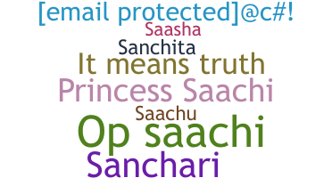 Nama panggilan - Saachi