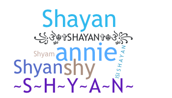 Nama panggilan - Shyan