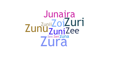 Nama panggilan - Zunaira