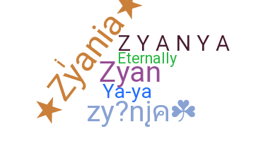 Nama panggilan - Zyanya