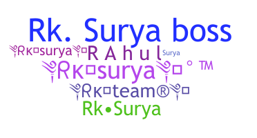 Nama panggilan - Rksurya