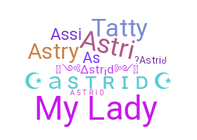 Nama panggilan - Astrid