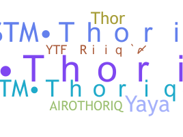 Nama panggilan - Thoriq