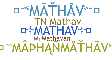 Nama panggilan - Mathav