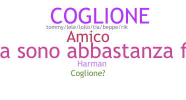 Nama panggilan - Coglione