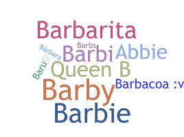 Nama panggilan - Barbara