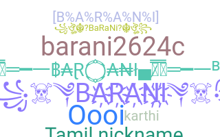 Nama panggilan - Barani