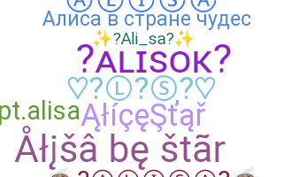 Nama panggilan - Alisa