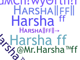 Nama panggilan - Harshaff