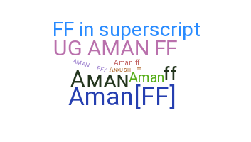 Nama panggilan - AMANFF