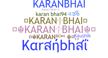 Nama panggilan - Karanbhai