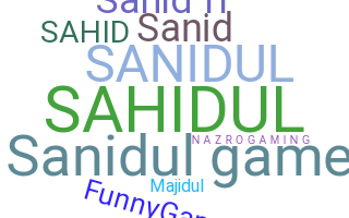 Nama panggilan - Sanidul