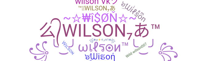 Nama panggilan - Wilson