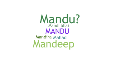 Nama panggilan - Mandu