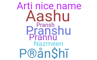 Nama panggilan - Pranshi