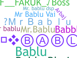 Nama panggilan - MrBablu