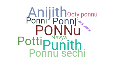 Nama panggilan - Ponnu