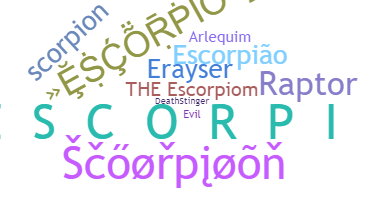 Nama panggilan - escorpion