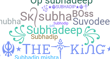Nama panggilan - Subhadeep