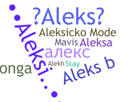 Nama panggilan - Aleks