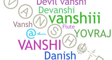 Nama panggilan - Vanshi