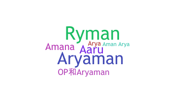 Nama panggilan - aryaman