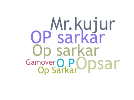 Nama panggilan - Opsarkar
