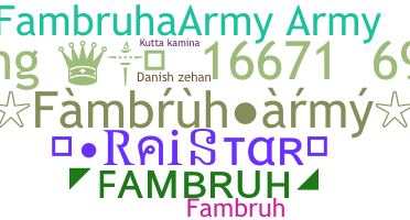 Nama panggilan - Fambruharmy