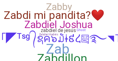 Nama panggilan - Zabdiel