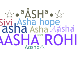 Nama panggilan - Aasha
