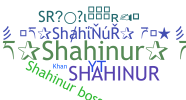 Nama panggilan - Shahinur