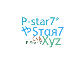 Nama panggilan - PStar7