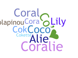 Nama panggilan - coralie