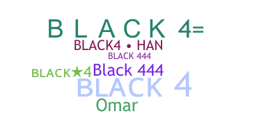 Nama panggilan - BLACK4