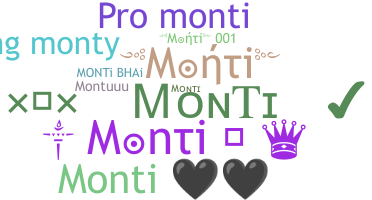 Nama panggilan - Monti