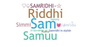 Nama panggilan - Samridhi