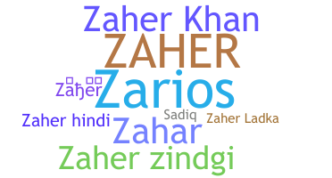 Nama panggilan - Zaher
