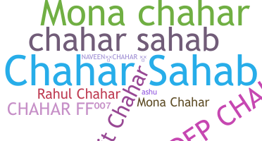 Nama panggilan - Chahar