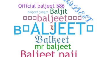 Nama panggilan - Baljeet